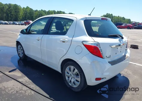 2012 Toyota Yaris Le from USA, damaged, VIN JTDKTUD3XCD534549